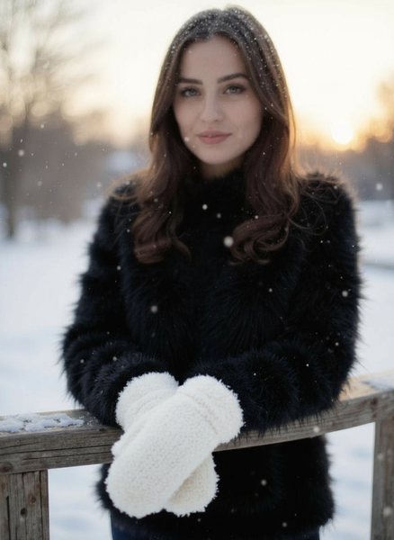 Teddy Bear Mittens
