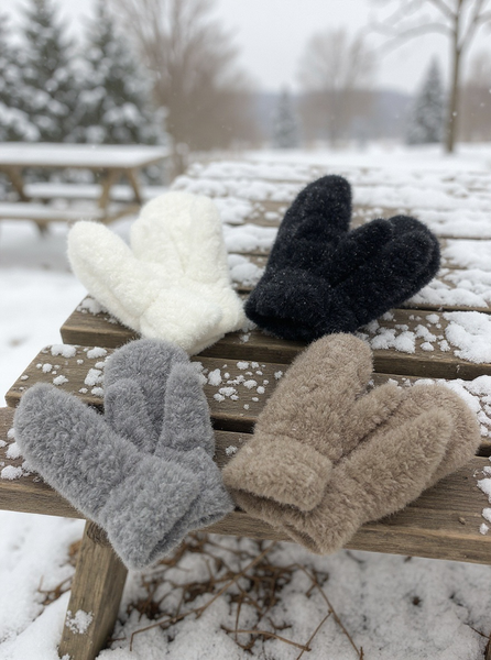Teddy Bear Mittens