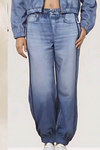 Denim Fleece Jogger