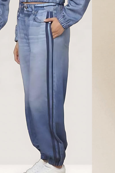 Denim Fleece Jogger