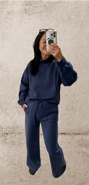 Garment Dye Wide Leg Pant